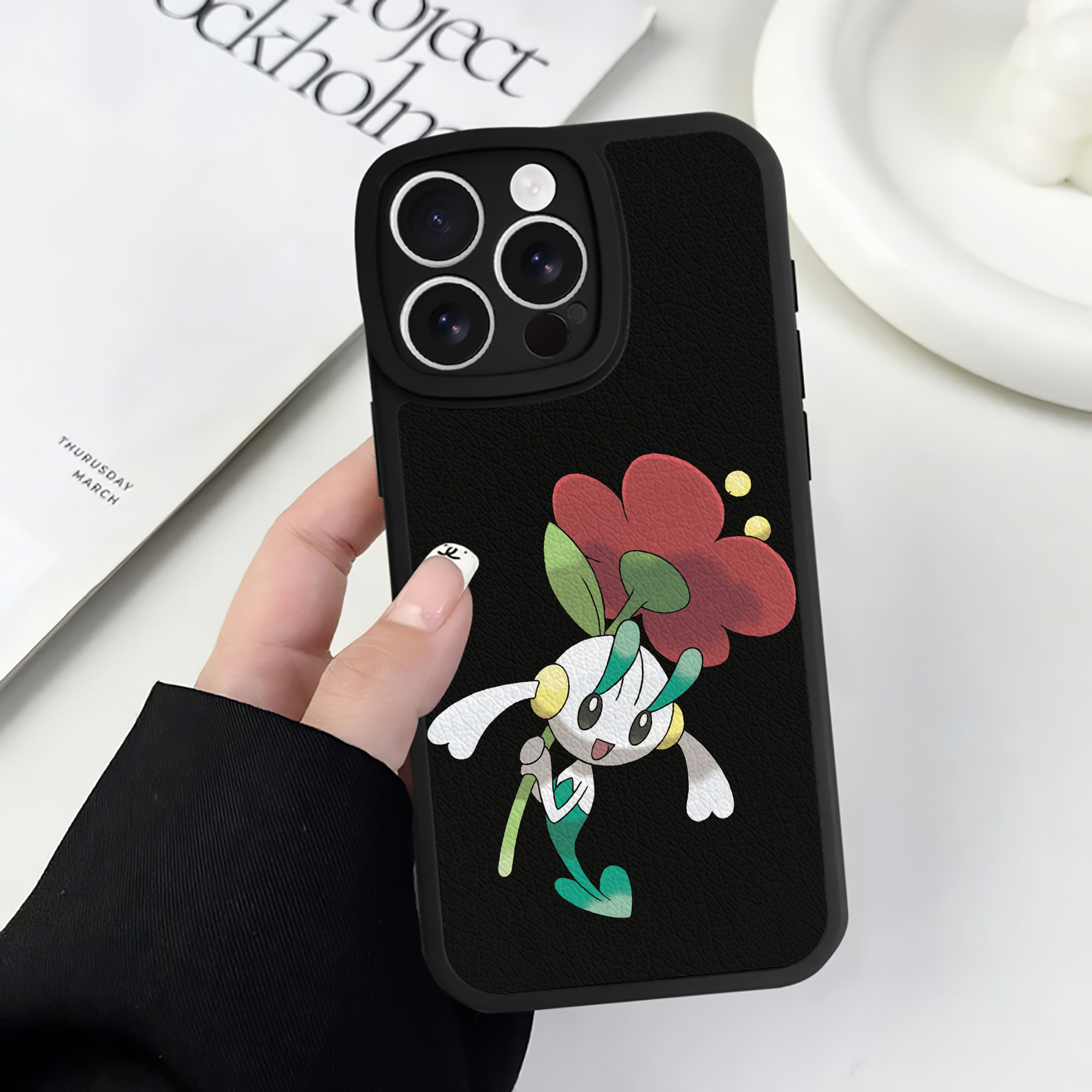 （画像用） ポケットモンスター Pokémon 【iPhone 16シリーズ対応】シリコンスマホケース（レザー調） 材質：シリコン